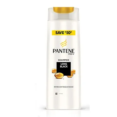 Pantene Long Black Shampoo 340 ML